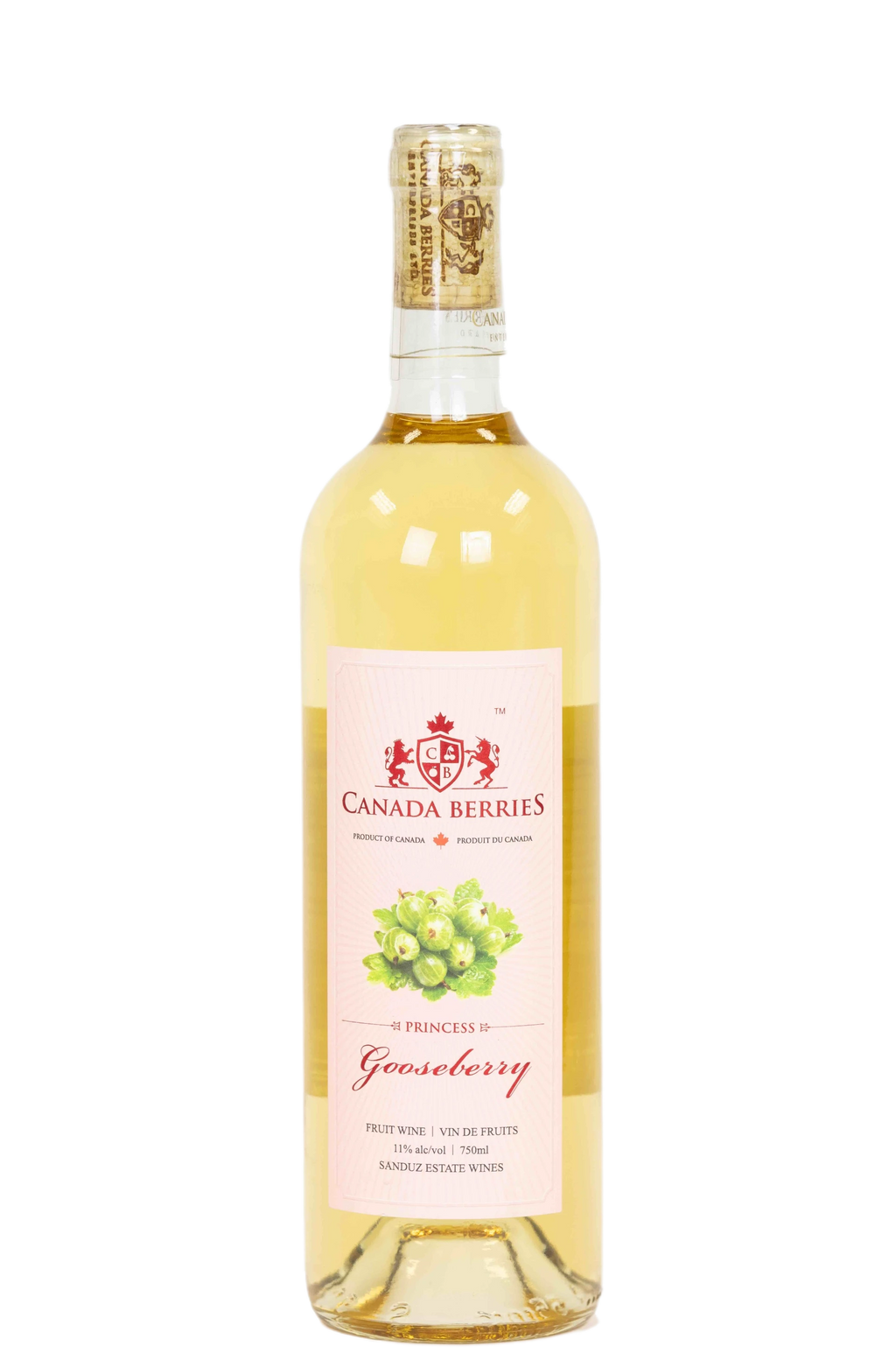 Princess Gooseberry Wine 750ml